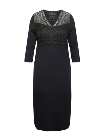 Ulla Popken Nachthemd in schwarz