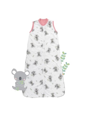 Schlummersack Babyschlafsack, 1.0 TOG in Rosa-Weiß