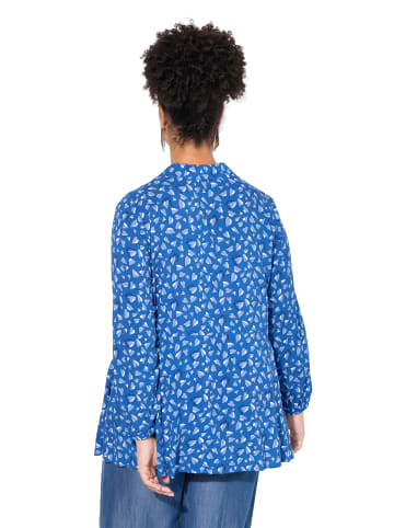 MIAMODA Hemdbluse in dunkles himmelblau