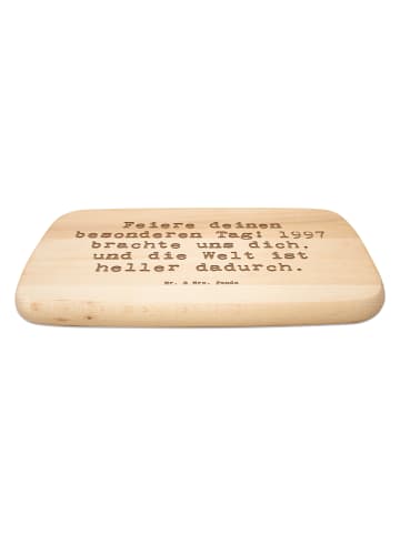 Mr. & Mrs. Panda Holzbrettchen Spruch 1997 Geburtstag mit Spruch in Transparent