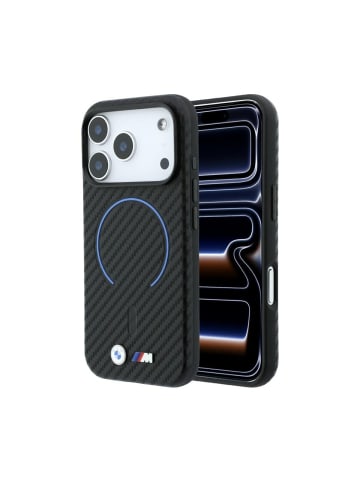 COFI 1453 BMW M Carbon Printed Ring kompatibel mit iPhone 18/17 Pro Max in Schwarz