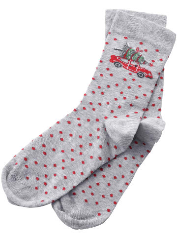 WITT WEIDEN Damen-Socken in grau-meliert