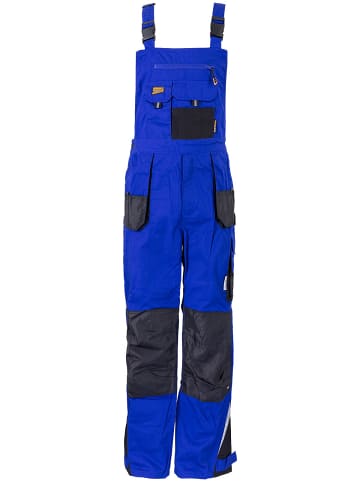 TERRAX Latzhose in royal/schwarz