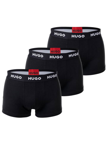 HUGO Boxershort 3er Pack in Schwarz