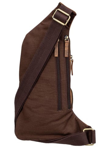 Greenburry Rucksack Vintage 1543 Bodybag in Sattelbraun