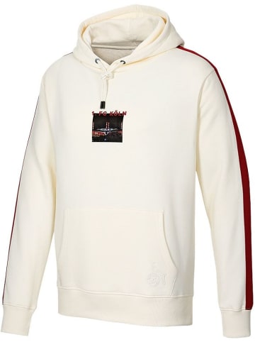 Fußballverein 1. FC Köln Hoodie "Hoodie Am Bilderstöckchen" in Beige