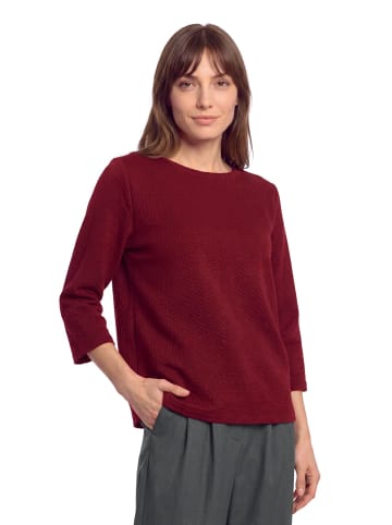 BETTY & CO Casual-Shirt mit Struktur in Fall Burgundy