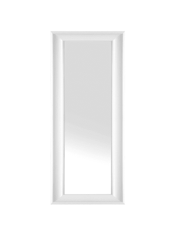 Beliani Wandspiegel LUNEL in Weiß - (W) 51 x (H) 141 x (L) 3 cm