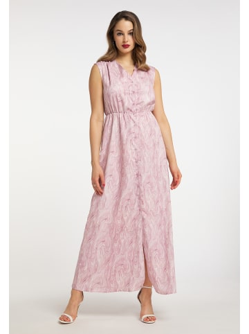 faina Damen Maxikleid in Rosa