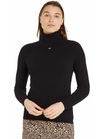 Tommy Hilfiger Rollkragenpullover für Damen in Schwarz