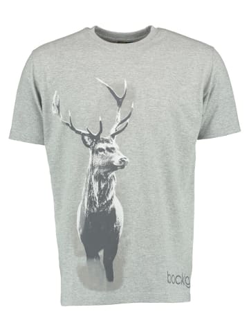 OS-Trachten T-Shirt Tofavu in mittelgrau