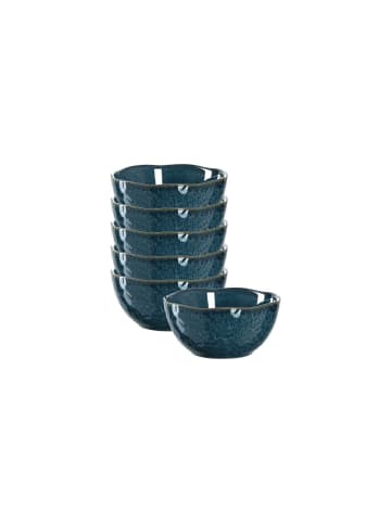 LEONARDO 6er Set Schalen Matera in ø 12.0 cm in blau