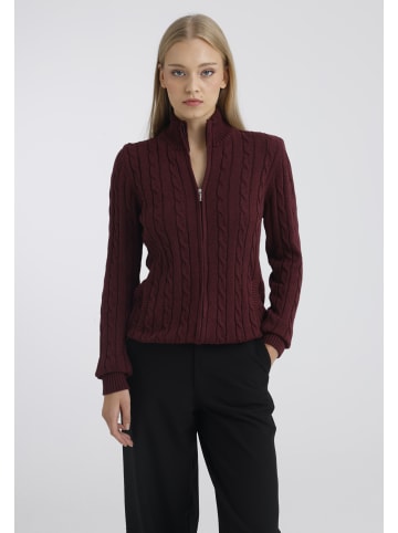 Felix Hardy Strickjacke in Bordeaux