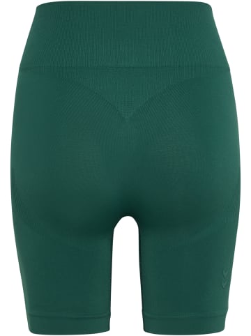 Hummel Tight Kurze Hose Hmlflow Damen in BISTRO GREEN