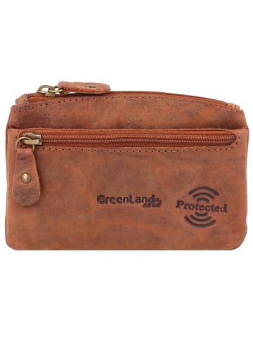 Greenland Nature Montenegro Schlüsseletui RFID Leder 13 cm in braun