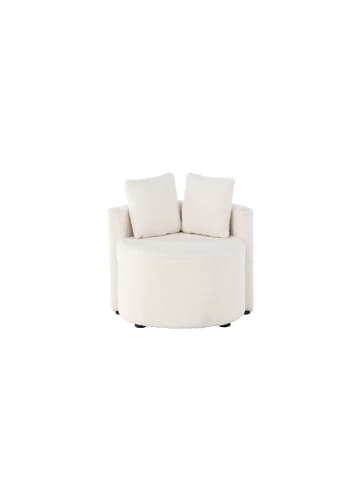 ebuy24 Sofa Kelso Weiß 59 x 56 cm
