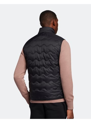 Lyle & Scott Strickweste in Schwarz