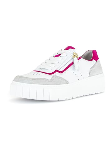 Gabor Sneaker in Weiß/Pink