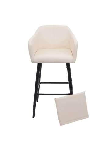 MCW Barhocker H93, Kunstleder creme-beige