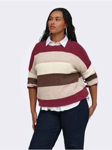 ONLY Carmakoma Strickpullover in Zinfandel 1