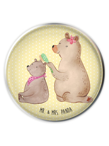Mr. & Mrs. Panda waschbeckenstöpsel Bär Kind ohne Spruch in Gelb Pastell