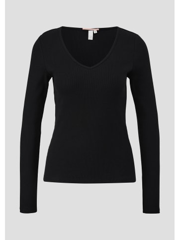QS T-Shirt in 9999_schwarz