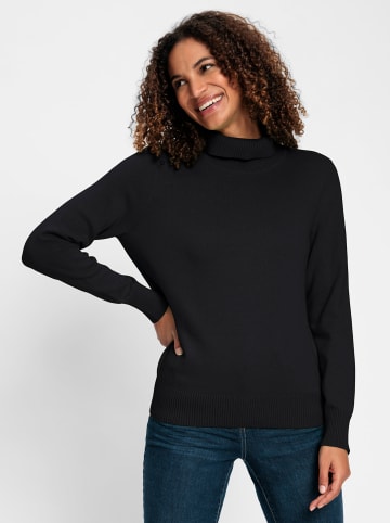 WITT WEIDEN Rollkragenpullover in schwarz