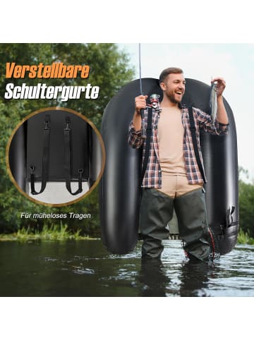 COSTWAY Schlauchboot 146x109x44cm in Bunt