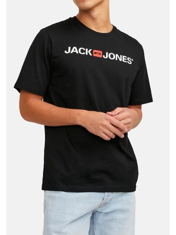 Jack & Jones T-Shirt Basic in Schwarz / grau