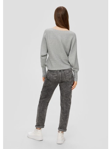 QS Strickpullover  in  9400_grau meliert