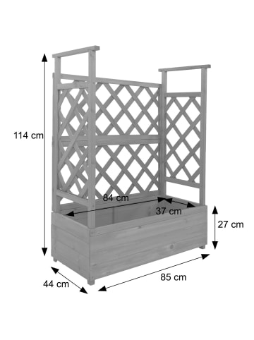 MCW Hochbeet P67, Anthrazit-grau