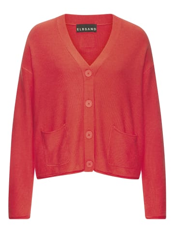 ELBSAND Strickjacke in rot