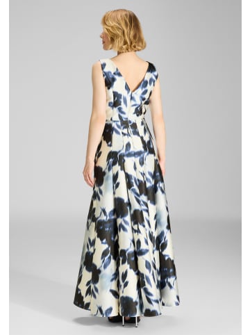SWING Abendkleid in ecru marine - 0001