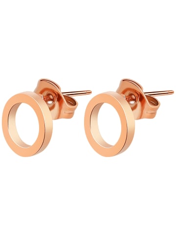 Adeliás Damen Ohrringe – Ohrstecker aus Edelstahl in gold