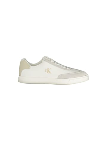 Calvin Klein Weiße Polyurethan-Sneaker