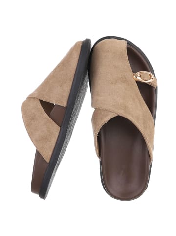 Ital-Design Sandale & Sandalette in Hellbraun