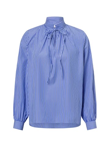 Rich & Royal Bluse in blau weiß