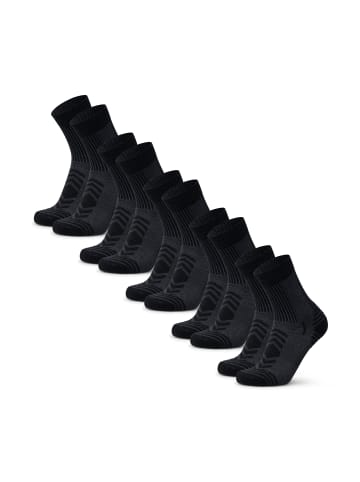 DANISH ENDURANCE Socken Light Hiking Crew in schwarz