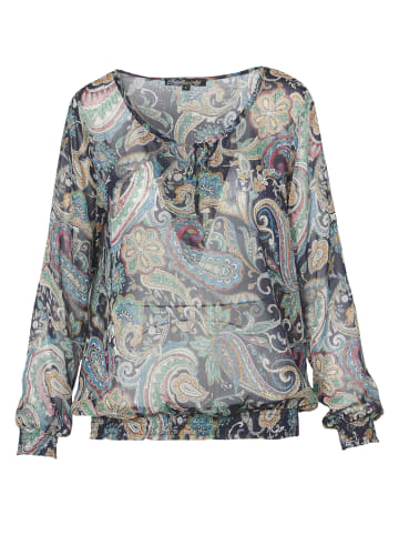 KOROSHI LANGÄRMELBLUSE in blau