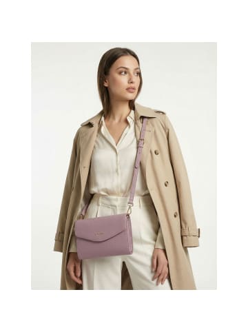 Lazarotti Bologna Leather Clutch Umhängetasche Leder 23 cm rose