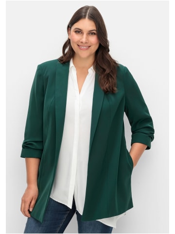 sheego Blazer in tiefgrün