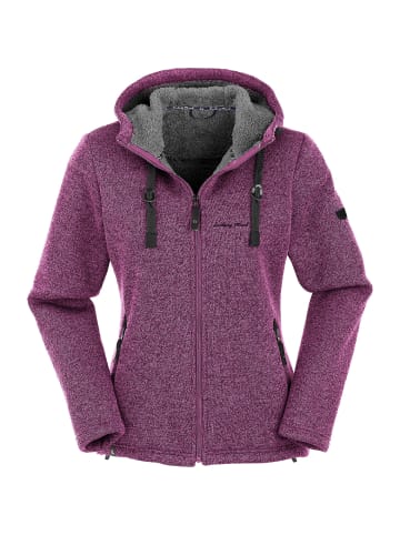 Maul Sport Strickfleece Jacke Chieming in Dunkelrot