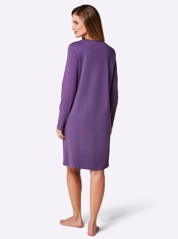 WITT WEIDEN Sleepshirts in rosé-lila-bedruckt + lila