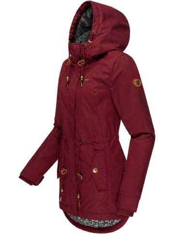 ragwear Winterjacke Monadis Black Label in Wine Red21