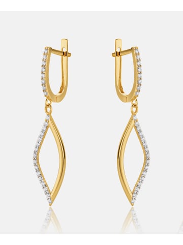 Diamant L'éternel Ohrringe aus 585 Gelbgold