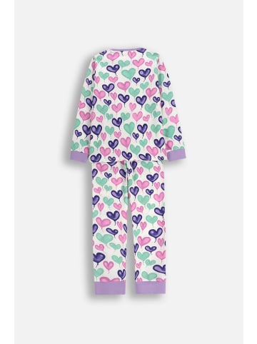 Coccodrillo Mädchen-Baumwollpyjama in bunt