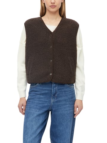 s.Oliver Teddyfell-Weste in schoko - 0003