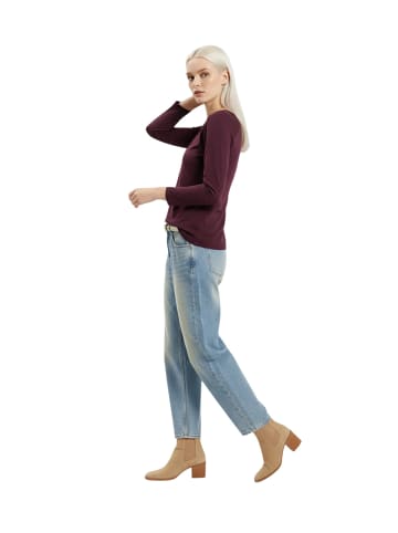 Alexa Dash Blouse in Bordeaux