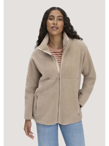 Hessnatur Wollfleece Jacke in sand