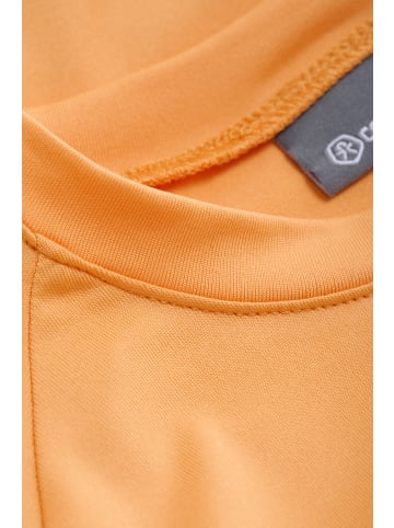 Color Kids T-Shirt COTshirt W. PrintS/S, Boy in Orange